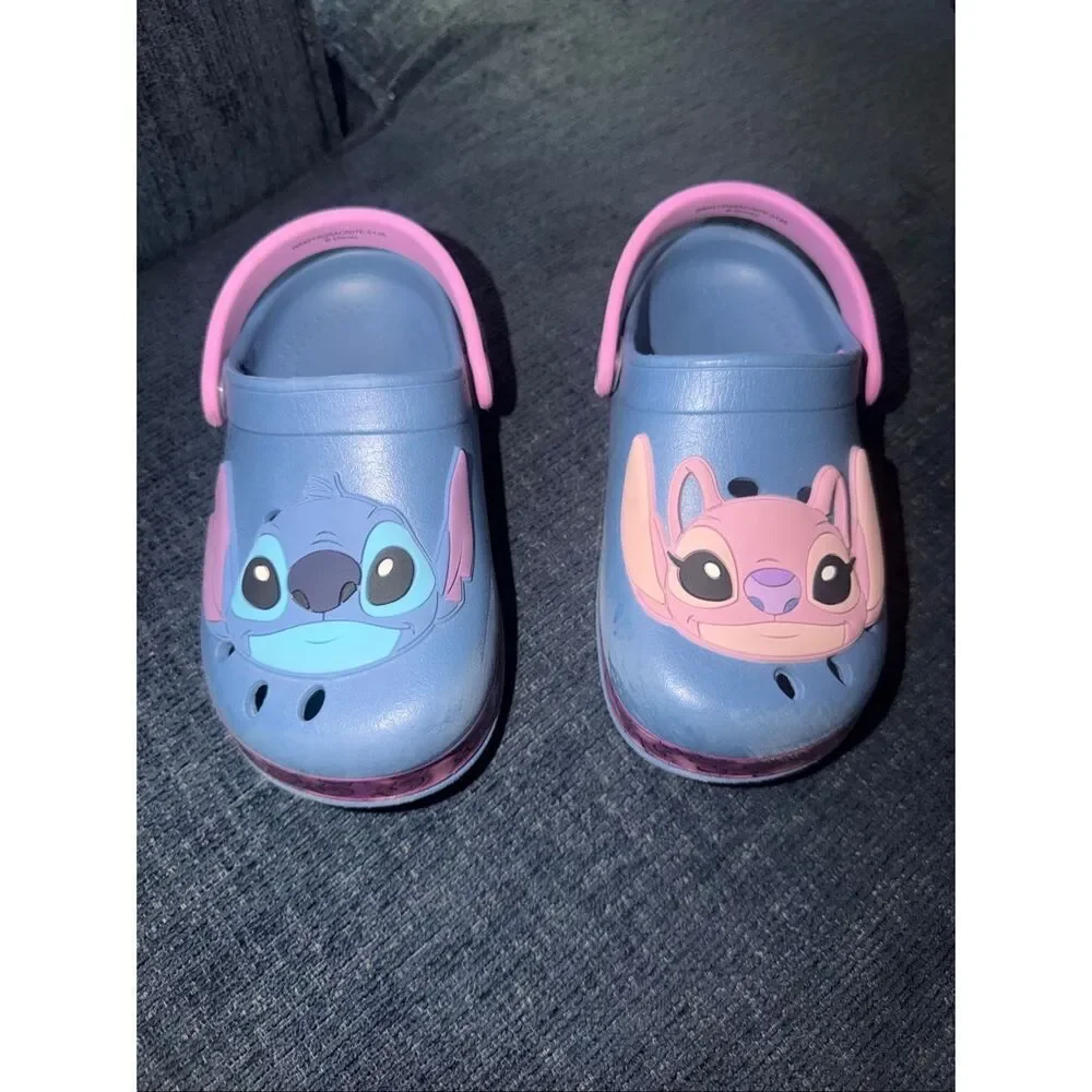 Disney Stitch & Angel crocs